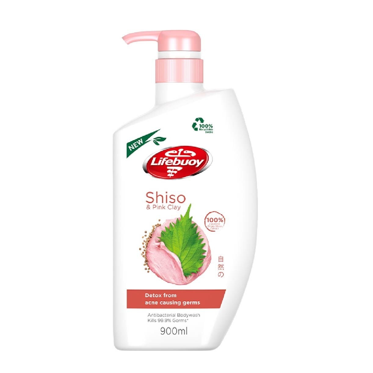 Lifebuoy Anti-Bacterial Body Wash 950ml - Shiso & Pink Clay